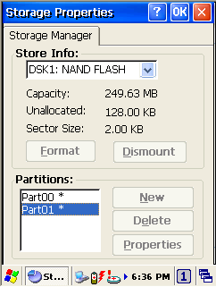 3.8.1 Flash Disk konumu El terminalinde saklanılacak tüm veriler Flash Disk bölümünde tutulmaktadır. Resim 3 15 My Device 3.8.2 Flash Disk Boyutu Flash Disk in boyutu el terminalinin firmware versiyonuna bağlı olarak değişkenlik gösterebilir.