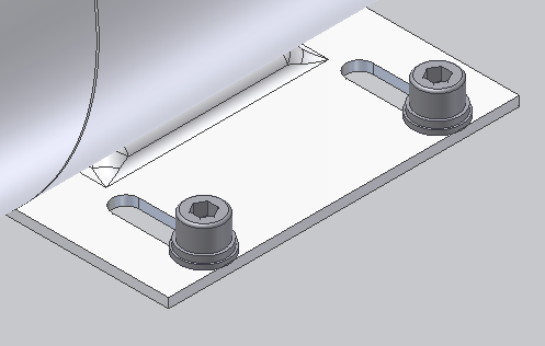 SAYISAL GRAFİK Autodesk Inventor 2008 Tanıtma ve Kullanma Kılavuzu 29. Termination ile alt plakanın en alt yüzeyini işaretleyin. 30.