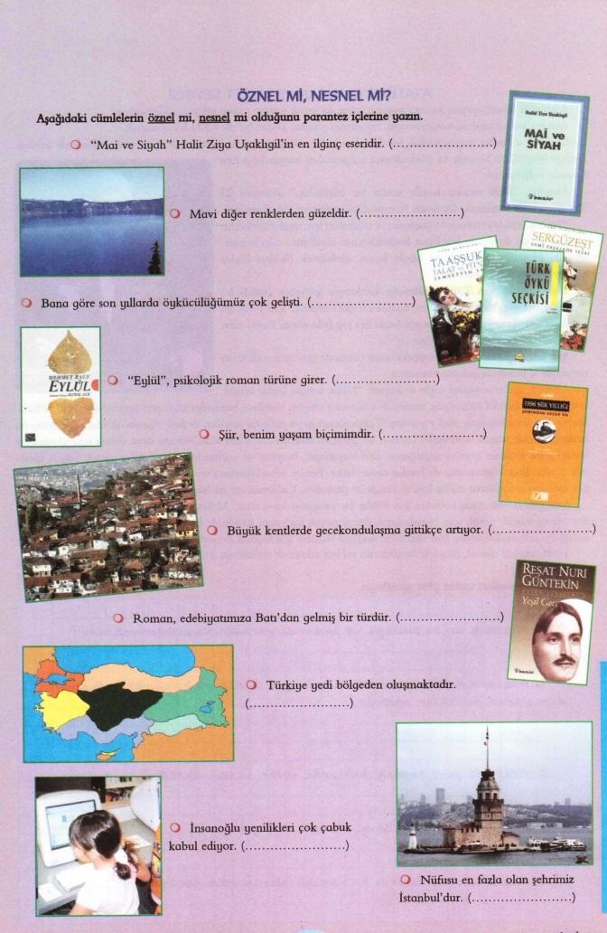 MATERYAL TÜRLERİ Çalışma Yaprağı: Çalışma yaprakları, herhangi bir konunun öğretimi sürecinde öğrencilerin yapması gerekenlerin belirtildiği işlem basamaklarını içeren, bilgilerini kendi kendilerine