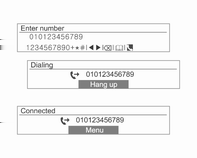 112 Cep telefonu Numara girerek arama 3. Telefon rehberi: Kişileri ara (telefon numaraları güncelleştirildikten sonra kullanılabilir) 4.