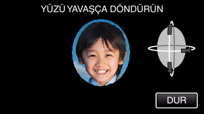 Kayıt İnsan Yüzü Kişisel Kimlik Doğrulama Bilgilerinin Kayıt Edilmesi Önceden bir kişinin yüzünü kayıt ettirerek, odak ve parlaklık; yüz izleme işlevi ile otomatik olarak ayarlanabilir Ad ve öncelik