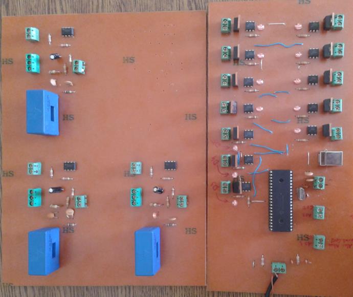 586 ġekil 14. Mikro-denetleyici, USB ve sensör kartı 3.4. Bilgisayar Arayüzü Mikro-denetleyiciden gelen digital verileri bilgisayar ekranın görüntülemek için C# programı ile hazırlanmıģ olan ara yüz ġekil 15 de görünmektedir.