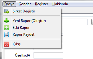 4. Rapor kapatıldığında mail atılamayan firmalar kırmızı olmak üzere tablo güncellenir.