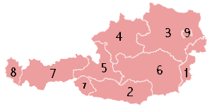 KÜLTÜR VE TURĠZM BAKANLIĞI Sayfa : 2 Eyalet BaĢkent 1 Burgenland Eisenstadt 2 Kärnten Klagenfurt 3 Niederösterreich St.
