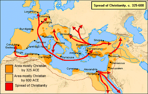 HIRİSTİYANLIĞIN YAYILIŞI Hıristiyanlığın yayılmaya başladığı tarihi M.S. 30 y ılına kadar götürmek gerekir Bu tarihte Hz.