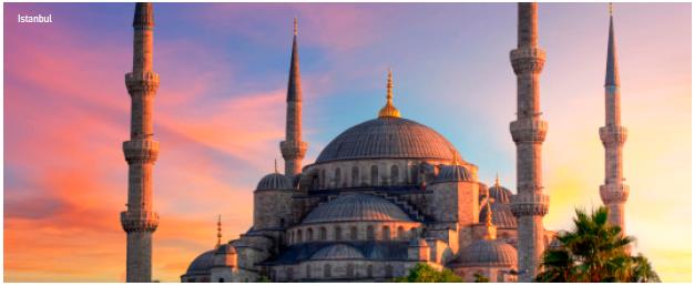 En dinamik ve en hızlı büyüyen hedef şehirlerden birisi olan İstanbul, Avrupa da üçüncü ve dünyada yedinci sırada yer almaktadır.