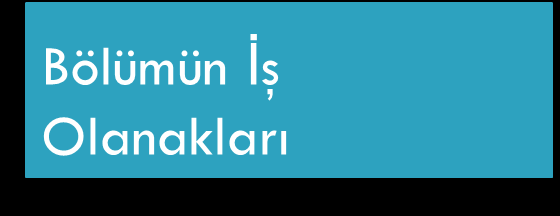 Bölüm Mezunlarının Alacağı Bazı Ünvanlar: Dış ticaret uzmanı Bireysel/kurumsal müşteri temsilcisi, Satış-pazarlama yetkilisi, Operasyon yetkilisi, Müfettiş/ müfettiş yardımcısı, Hesap