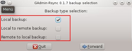 Yedekleme Gadmin-Rsync ile yedekleme işlemlerinin gerçekleştirilmesinden bahsedelim; Resim 220: Gadmin Rsync Uygulaması Arayüzü Uygulamalar bölümünden programı açmak istediğimizde bizden yönetici