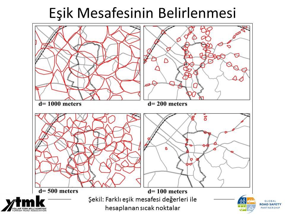 oluşmasının altında yatan sebepleri anlamak ve karayolu güvenliğini iyileştirmek için kazaların yoğunlaştığı yerlerin tespit edildiği sıcak nokta (hot spot) analizleri, kazaları önleyebilmek adına