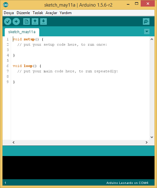 4.2. Arduino ÇalıĢmalarımız Arduino IDE kodları yazdığımız derlediğimiz ve arduino kartına yüklediğimizjava diliyle yazılmış bir programdır.