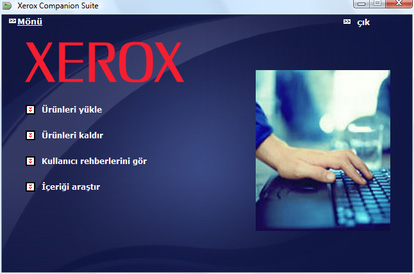 Kurulum başlatılır. Yalnızca sürücülerin kurulumu Bu bölüm aşağıdaki kuruluş işlemlerini belirtir: Sürücüleri Xerox Companion Suite yazılımı kullanarak kurulması, El ile sürücü kurulumu.