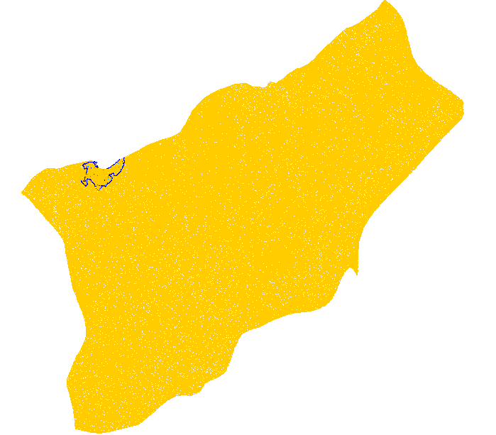 Şekil 7.26: Rize İli Merkez İlçe binaları. 7.7 Objelere Kot Verme İşlemi Bu adımda Rize Merkez İlçe dosyasının üzerine üçgenleme dosyası açılmıştır (Şekil 7.27, Şekil 7.28).