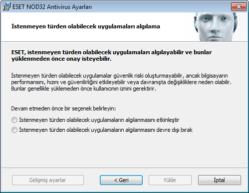 2.2 Çevrimdışı yükleme Çevrimdışı yükleme (.msi) paketini başlattığınızda, yükleme sihirbazı ayarlama sürecinde size yol gösterecektir.