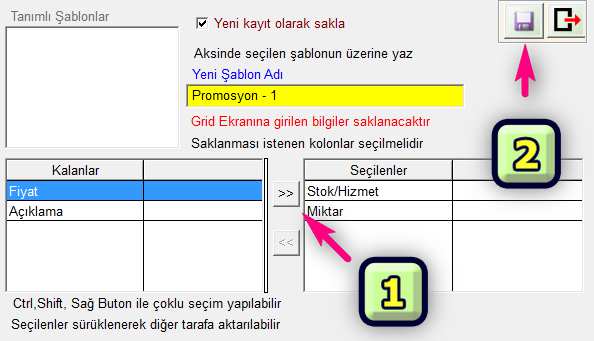 Dışındakiler: Bazı durumlarda, kullanıcının girdiği kaydın Tek bir değer girilip bu değerin dışında kalan kayıtların gösterimini sağlar.