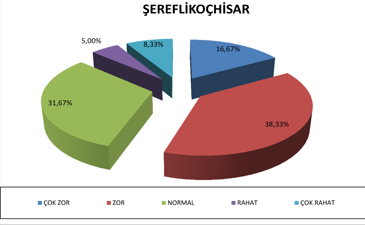 TURGUT ÖZAL ÜNİVERSİTESİ -Yüzde 16.67 si c ok zor gec inebiliyorum, -Yüzde 8.33 ü c ok rahat gec inebiliyorum, -Yüzde 5.00 i ise rahat gec inebiliyorum cevabını vermiştir.