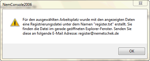 New Features in Allplan 2013 Nemetschek Softlock için yeni özellikler 101 Bu nedenle Kayıtlandırma isteği oluştur tuşu Gönder tuşunun yerini almıştır. register.