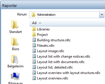 New Features in Allplan 2013 Raporlar 89 Yeni yönetim raporları Önceki versiyonlarda projeler, çizim dosyaları, akıllı semboller, semboller ve benzer elemanları ProjeRehberinde analiz etmek için