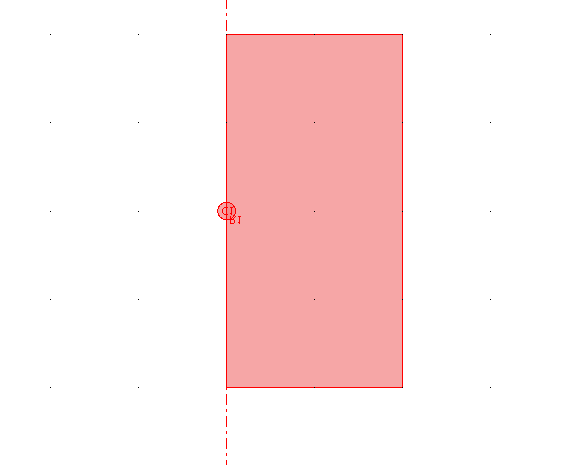Daha sonra rectangle olarak modellenen zemin profili ve circle olarak modellenen CPT