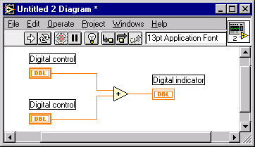 Functions Palette Block Diagram içinde matematiksel işlemler, analizler, I/O birimleri vs. eklemek için kullanılır. 2.