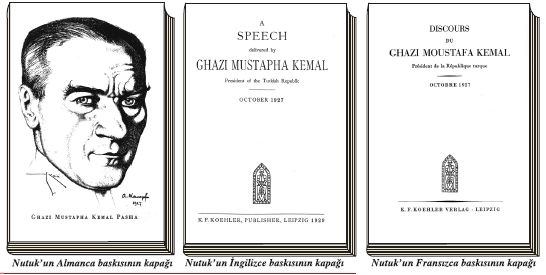 NUTUK ta 9 yıldaki geliģmeler üç ana bölümde anlatılır: BİRİNCİ BÖLÜM: 19 MAYIS 1919-Samsuna ÇıkıĢ / 23 Nisan 1920-TBMM nin açılıģına kadar İKİNCİ BÖLÜM: TBMM Hükümetleri dönemi (23 Nisan 1920-29