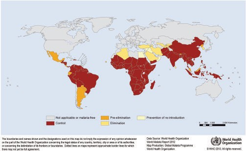 DSÖ Avrupa Bölgesi'nde ''Sıtma Kontrolünden Eliminasyona Geçiş'' adı verilen ve sıtmadan etkilenen dokuz ülkenin imzaladığı Taşkent Deklarasyonunda belirtildiği üzere, DSÖ Avrupa Bölgesi, 2015 yılı