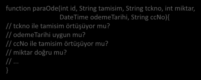 Kontrol Stratejisi SOA nın mantığına uygun olarak her servis aldığı parametre değerleri ile yapabileceği maximum kontrolü gerçekleştirmelidir.