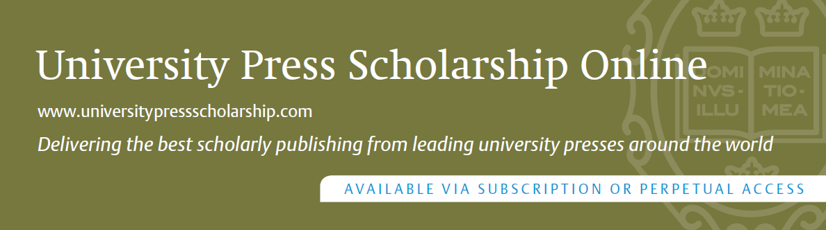 UPSO içeriğinin kaynakları: Oxford University Press American University in Cairo Press University of California Press University of Chicago Press Edinburgh