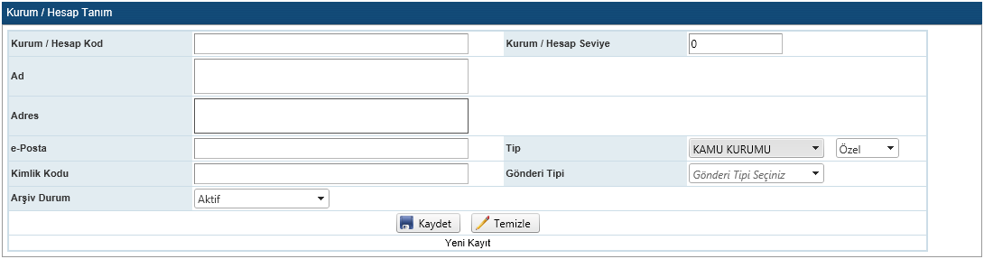 Aramasını yapmak istediğimiz kurumun adını girdikten sonra sorgula dediğimizde sistemde kayıtlı bulunan içinde kalkınma bakanlığı geçen bütün kurumlar listelenmektedir. 2.7.