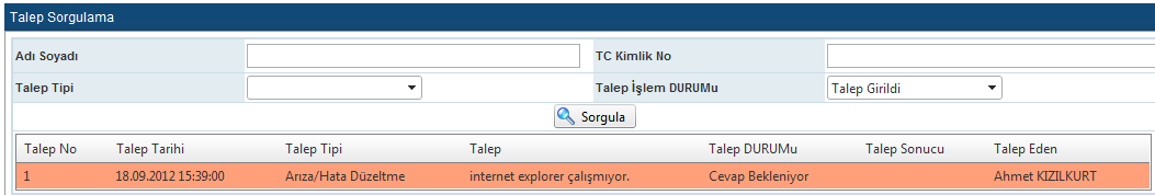 Evrak Tipi Yönetim Sayfa Alt Bilgisi: Seçilen evrak tipinin metin gövdesi alanı html ya da dizayn olarak düzenlenmektedir. 2.10.