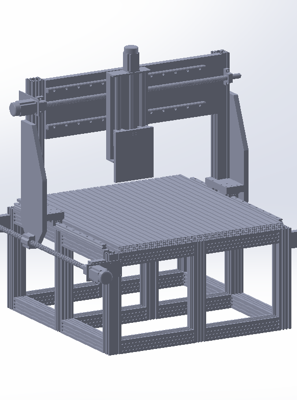 3 EKSENLI CNC FREZE TEZGAH TASARIMI CNC freze tezgahı 3 boyutlu çizim programları aracılığıyla çizilen bir parçanın üretimini gerçekleştiren tam otomatik bir sistemdir.