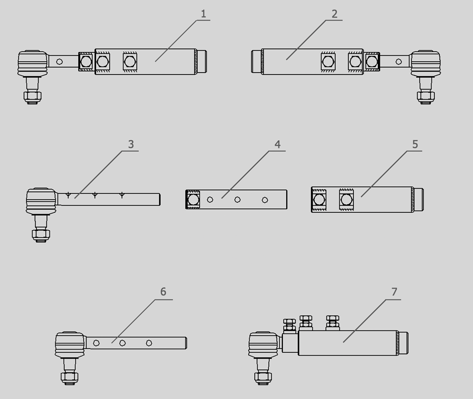 Rot Başları ve Rot Kolları Ball Joints, Rod Ends, Tie Rod Assy. 0.077.096 0.078.098 8604M9 86066M94 0 0 BORU TUBE 0.077.087 8675M9 0.077.09 860567M 4 00 LÜK (00MM) 0.077.074 0.