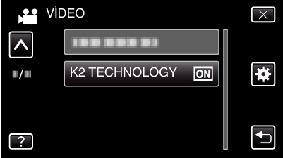 Menü Ayarları Çalıştırma Ayrıntıları Kesintisiz Kayıt ile Kaydedilen Videoların Birleştirilmesi (GZ-E245) (A sayfa 70) K2 TECHNOLOGY Kayıt esnasında kaydedilemeyecek küçük veya çok tiz sesleri üretir