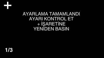 Menü Ayarları DEMO MODU Bu birimin özgün özelliklerinin bir sunumunu oynatır Ayar Ayrıntılar DOKUNMALI EKRAN AYAR Dokunmatik ekrandaki düğmelerin yanıt verme konumunu ayarlar 1 MENU üzerine dokunun