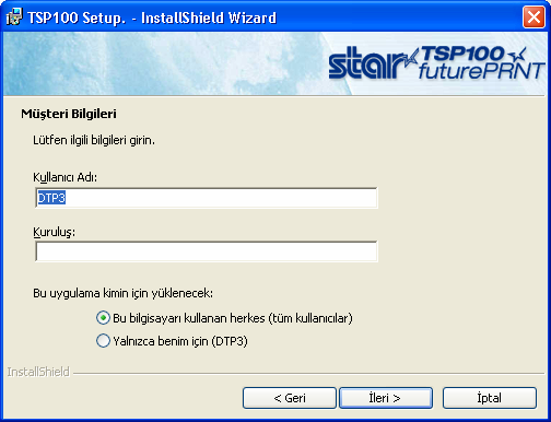 1. Windows 2000/XP Sürücü Kurulumu / Kaldırılması 1.1. Kurulum NOT: Yazıcı bağlanmadan önce sürücü kurulumunun tamamlanması gerekmektedir.