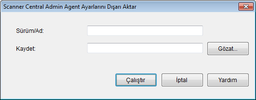 Bölüm 3 Admin Agent Ayarları Güncelleştirme Modülü Oluşturma Admin Server'a yüklenebilecek güncelleştirme modülü olarak, dışarı aktarılan Scanner Central Admin Agent ayarlarını kullanabilirsiniz.