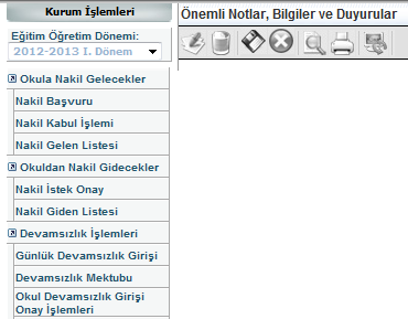 224 T TÜRK EĞİTİM SİSTEMİ VE OKUL YÖNETİMİ Devam Devamsızlık ve Mezuniyet İşleri Okul öğrenci işleri sürecinde öğrenci devam - devamsızlık bilgileri e- okul sistemi üzerinden takip edilmekte ve devam