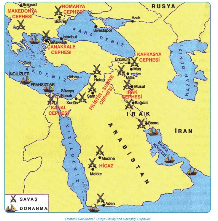 ERMENİ İSYANLARI 1. Dünya Harbi döneminde Osmanlı Devleti 8 ayrı cephede savaşırken Ermenilerin çıkardığı isyanlar devleti zayıf düşürmüştür.