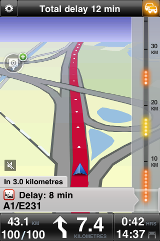 Trafik Bilgisi TomTom HD Traffic TomTom HD Traffic, gerçek zamanlı trafik bilgisi sunan eşsiz bir TomTom servisidir.