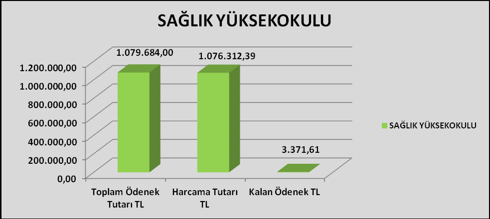 Yüksekokullar SAĞLIK YÜKSEKOKULU Kbö Eklenen Düşülen Ödenek Miktarı Harcanan Kalan 01- Personel 587.300 211.801 0 799.101 799.100 1 02- Sosyal Güvenlik 123.