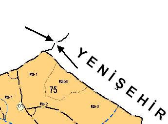 MEġCERE HARĠTASI 23. Lejant haritada kullanılan iģaretlere göre oluģturulacaktır 24. Haritanın projeksiyonu ve kaçıncı dilimde olduğu haritaya not olarak yazılacaktır. 25.