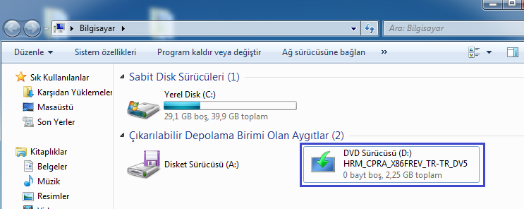 Windows 7 den Windows 8 e Yükseltme 1.