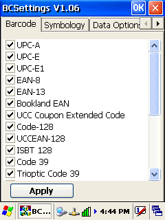 3.3 Control Panel El terminalinde gerekli her tür ayarların yapılabilmesi için gerekli programların kısayollarını içeren bölümdür.