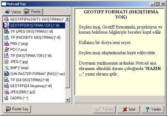 Dosyayı kaydettikten sonra eğer elimizde varsa Global Mapper programında açılır (Program yoksa www.globalmapper.com adresinden indirebilirsiniz).