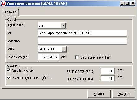 2.8. RAPORUN KAYDEDĐLMESĐ UNITY de raporun kaydedilmesi ve daha sonra ekran ve yazıcıdan alınması ve E-mail sistemi ile ilgili kişilere gönderilmesi mümkündür.