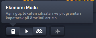 için trafik ışığı sistemi kullanır. Toplam tasarrufun sağındaki çubuk yeşilse enerji tasarrufunuz yüksek demektir.