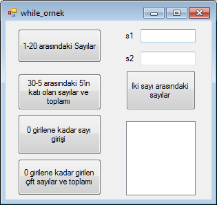 case "Zemin": listbox1.items.add("sınıflar"); case "1": listbox1.items.add("sınıflar"); case "2": listbox1.items.add("sınıflar"); listbox1.items.add("öğretmenler Odası"); default: listbox1.items.add(combobox1.