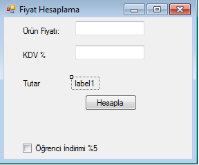 MultiLine Özelliği: Yazım iģlerini birden fazla satırda yapmak için kullanılır. textbox ın üst sağındaki küçük ok a tıklayın ve MultiLine ı seçin.