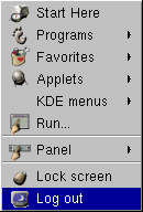 Bölüm 7: X Windows ve Pencere Yöneticileri Gnome masaüstü aşağıdaki bölümlerden oluşur: Panel: Panel üzerinde başlangıç menüsü, oturumu sonlandırma ve terminal, Netscape