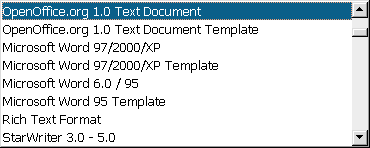 Bölüm 8: Linux Uygulamaları OpenOffice Writer ile hazırlanan belgeler StarOffice, Microsoft Office ya da metin belgesi formatında