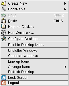 Bölüm 7: X Windows ve Pencere Yöneticileri Benzer şekilde masaüstünde KOffice uygulamaları ya da kısayollar yaratılabilir.